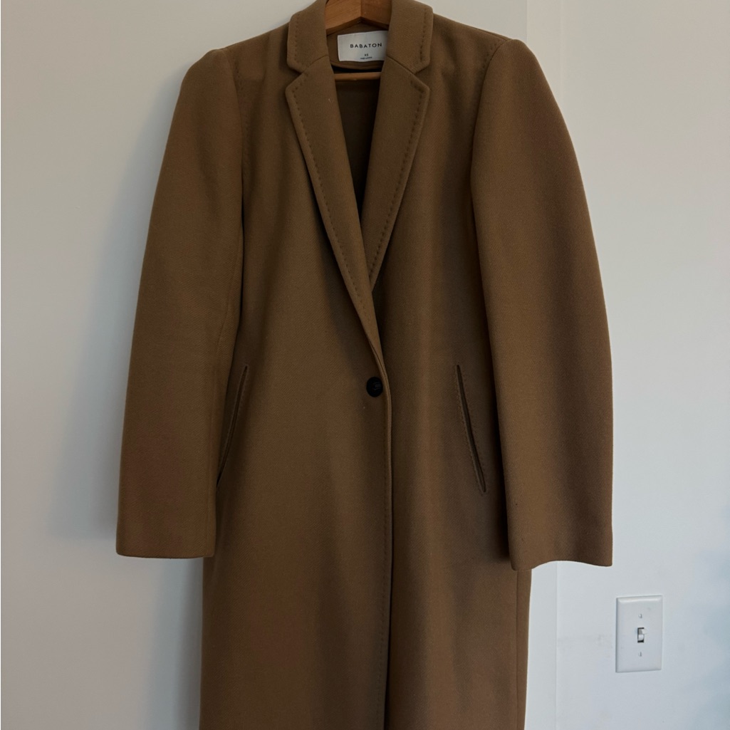 Aritzia Babaton Tan Coat